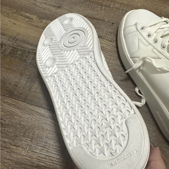 Women's Golden Goose sneakers in white and pink glitter. - Picture 8 of 11